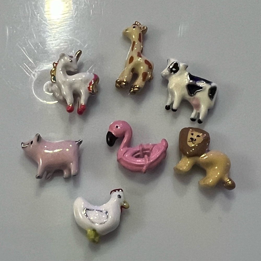 Set of Farm Animal Charms by Origami Owl